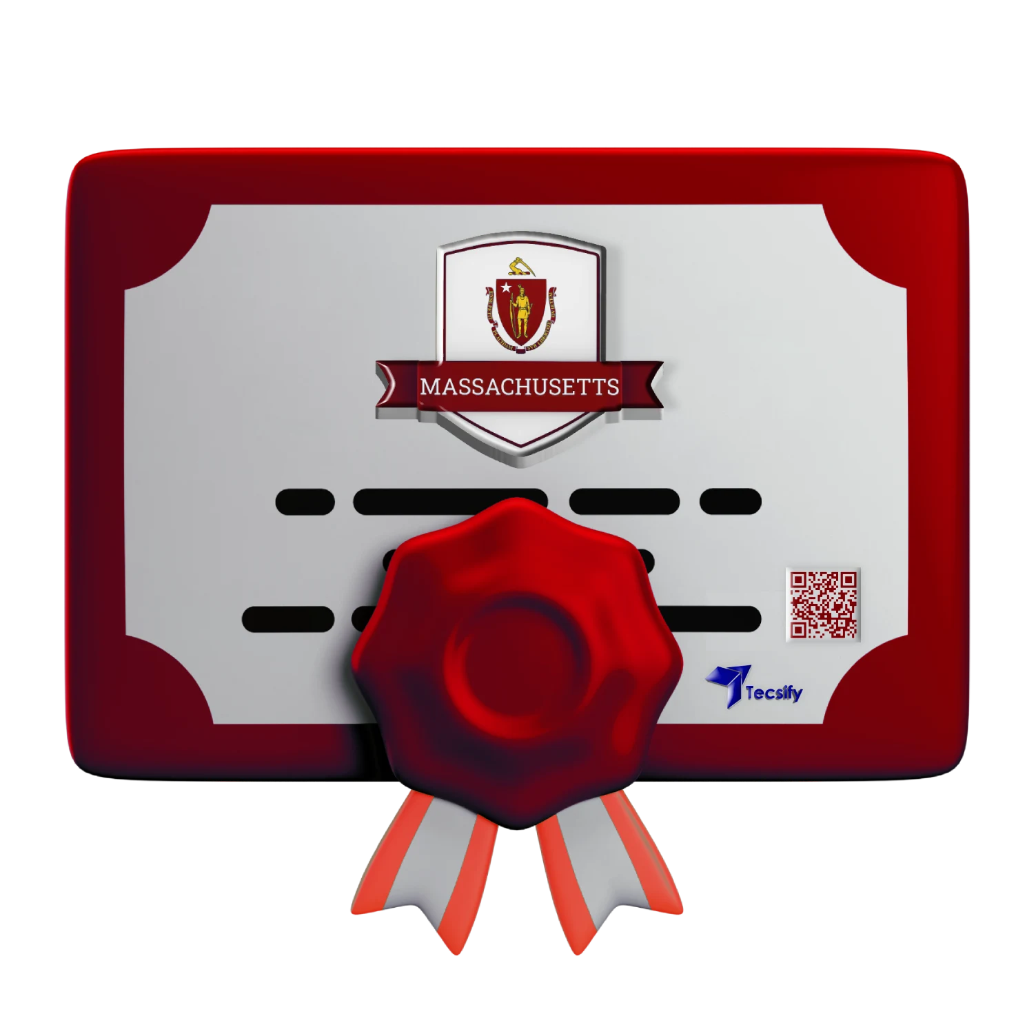 Ejemplo de certificado digital verificable emitido con Tecsify